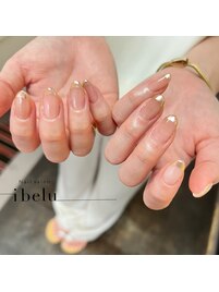 ミラーフレンチネイル