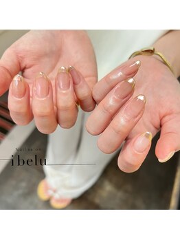 イベル(ibelu)/ミラーフレンチネイル