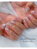 【HAND】ラメグラデーション◆3色OK◆ストーン10粒まで別途付け足し可！