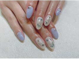 【パラジェル】押し花ネイル