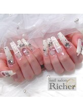 エスフィーネイルサロン リシェル(Esfy nailsalon Richer)/長さ出し さくらんぼネイル