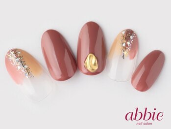 ネイルサロンアビー 北千住店(abbie)/塗りかけネイル　￥9328