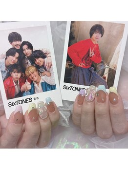 バベル 新町店(Babel)/カラフルフレンチ　¥8000～