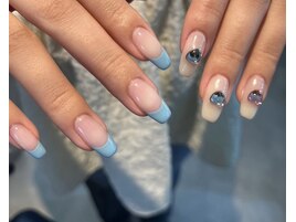 ハートフレンチネイル