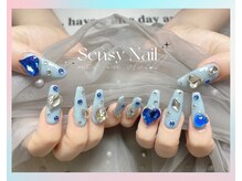 センシー ネイル スタジオ(Sensy Nail Studio)/ワンカー+パーツ乗せ放題