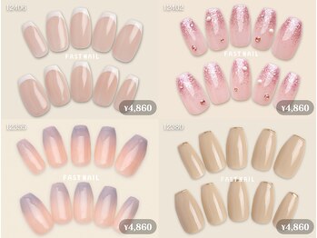 ファストネイル 池袋店(FAST NAIL)の写真/人気No.1!オフ込・定額デザイン￥4860～★約700種から選べる♪ワンホン/韓国ネイルなど多数揃えてます♪