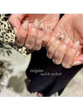 ネイルアンドアイラッシュ オリジンズ(Origins)/デザインネイル★定額7,150円