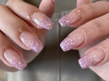 アンネ 表参道(ANNE)/【Hand】ラメグラ(クリアベース)