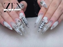 ゼン ネイル デザイン 池袋(ZEN NAIL DESIGN)/* 長 さだしやり放題×つけ放題