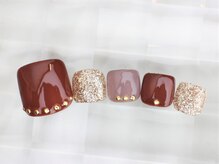 ネイルサロン あかねいろ/バレンタイン　チョコフット