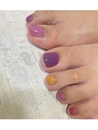 カラフルニットフットジェル