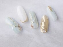 サンミーゴネイル 神戸店(Sunmego Nail)/ニュアンスミラーネイル☆