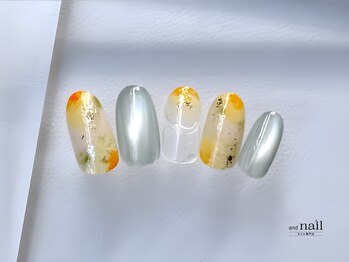 アンドラッシュ アンドネイル 本郷三丁目駅前店(and lash/and nail)/全体アート/定額華やか