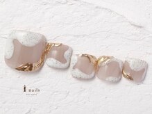 ジェミーネイル エビス(Jemiy nail ebisu)/変形フレンチミラー11400yen