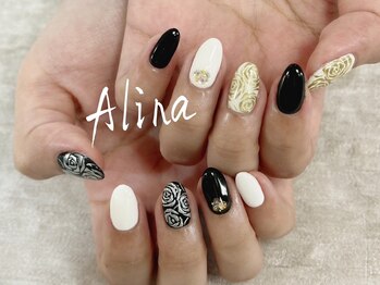 エリナネイルサロン池袋(Alina Nail Salon)/バラネイル