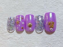 ネイルビート(NAIL BEAT)/海パーツミラーネイル