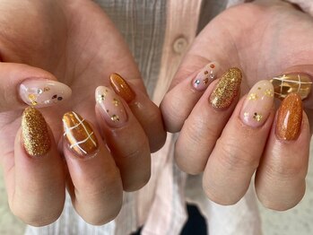 アース コアフュールボーテ 笛吹店(EARTH coiffure beaute)/ゴールドデザイン