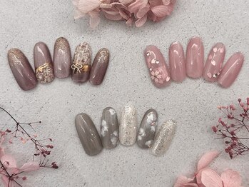 ココロバ ネイルアンドビューティーサロン(COCOLOBA)/フラワーネイル/デザイン