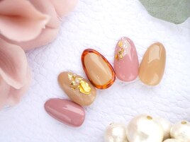 べっ甲☆ターコイズデザイン