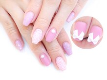 ネイルコレクション ベビーピンク(Baby Pink)/ジェルアート放題★3Dリボン