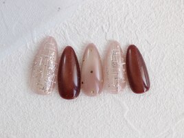 マグネット×ツィード柄