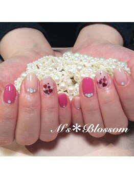 ネイルサロンアンドスクールエムズブロッサム(Nailsalon & school M's Blossom)/ジェルアート込コース