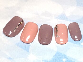 ネイルサロン ビアン(Nail Salon bian)/ワンカラー＋アート