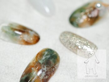 オトナネイル(otona nail)/オリーブニュアンスネイル