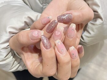 アンネ 東心斎橋店(ANNE)/【パラジェル】チークネイル