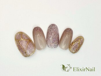 エリクサーネイル 神田(Elixir Nail)/カジュアル/クーポン使用