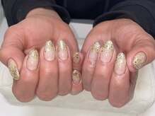 アンドハッピー(AND Happy)/ラメグラデーションネイル