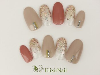 エリクサーネイル 新橋(Elixir Nail)/定額a シンプル/クーポン使用