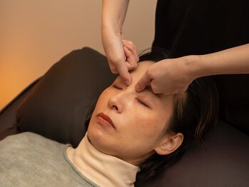 うたたね/施術の流れ（11）お顔周り