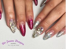 アン ジョーヌドラゴ/ロング☆グリッターネイル