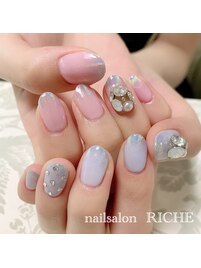 ユニコーングラデ＆ビジュー