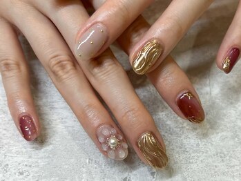 ヌー(NU)/ぷっくりフラワー☆