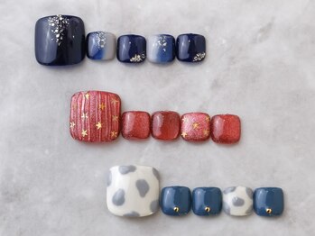 シェアー Share 元町の写真/【足元までオシャレに♪】シンプルから華やかまで選べるデザインが豊富☆お仕事や家事で手元ができない方も