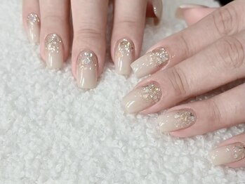 ナユキネイル 渋谷店(NA.YUKI NAIL)/ホワイトグラデーションネイル