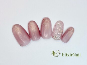 エリクサーネイル 新橋(Elixir Nail)/定額a シンプル/クーポン使用