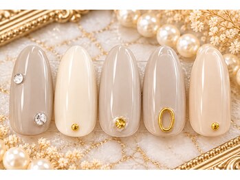 スウィートハート(Sweet Heart)/アイボリー×ゴールドの上品