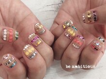 ネイルサロンアンドスクール ビーアンビシャス(be ambitious)/アートやり放題★12000円