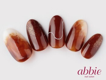 ネイルサロンアビー 北千住店(abbie)/カフェラテネイル　￥10208