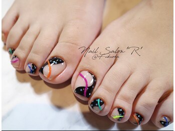 ネイルサロン R/フットアートコース×aki