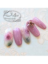 ジュジュ(Juju)/春ネイル　ローズガーデン