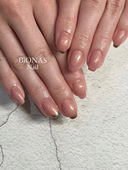 ビオナス 苫小牧店(BiONAS)/ワンカラー＋ミラーnail