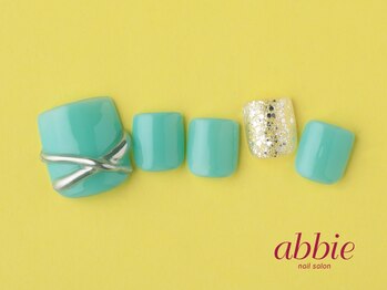 ネイルサロンアビー 北千住店(abbie)/ミントグリーンリング◇￥10648