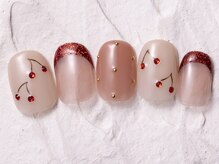 アイネイルズ 恵比寿店(I nails)/さくらんぼ春フレンチ8500円