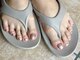 エミコネイル(Emiko nail)の写真/大人気【フットネイル￥5000～】大人女子の理想が詰まったPrivate Nail Salon◆マグネット/親指アート好評