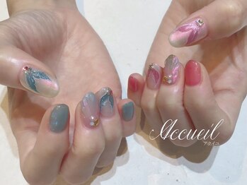 アクイユ 銀座店(ACCUEIL)/マーメイドネイル