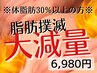 【体脂肪30%以上の方限定】ウルトラ大減量コース★ 6980円　#痩身